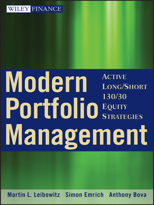 Cover image for Modern Portfolio Management